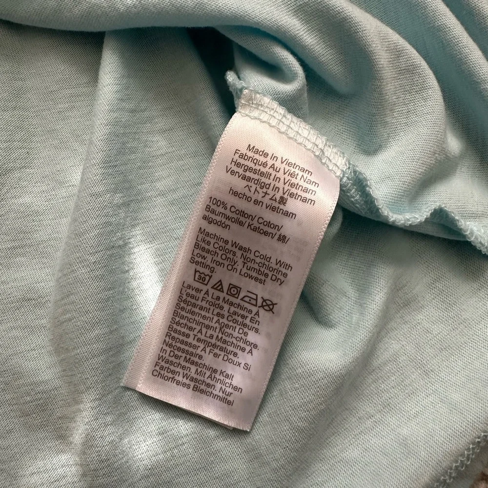 ✨ J.Crew Ruffle Sleeve Top – Light Blue – Size M - Picture 4 of 7